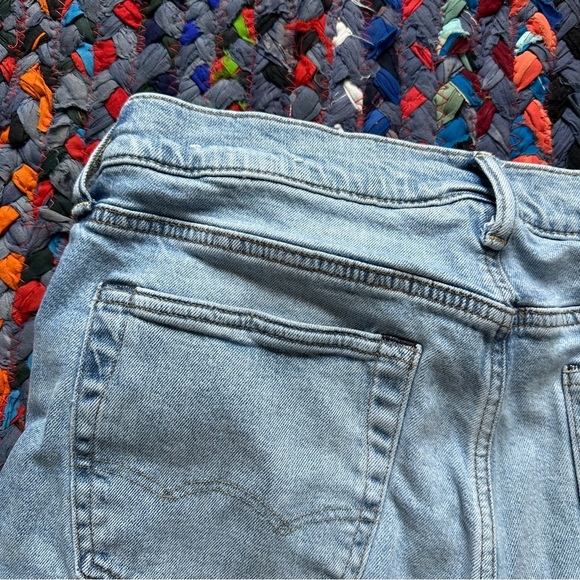 American Eagle Light Wash Jorts Blue Jean Cutoff Denim Shorts Women’s Size 30 - Picture 9 of 16